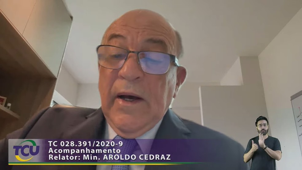 Ministro Aroldo Cedraz foi o relator do processo — Foto: Reprodução