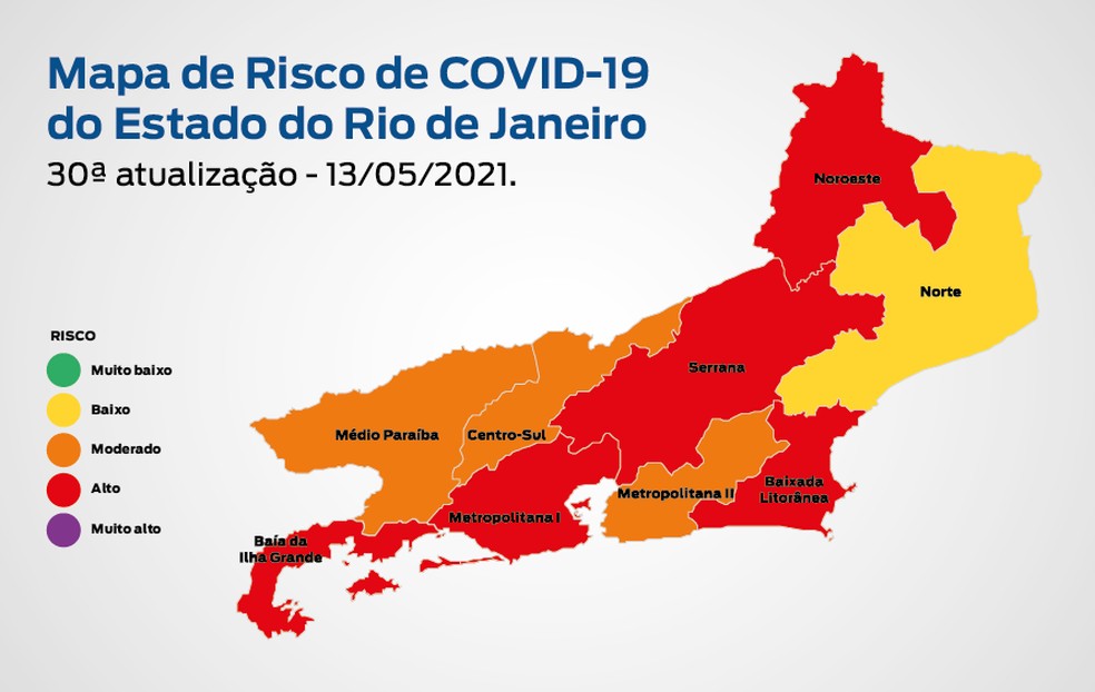 Estado Do Rj Esta Em Bandeira Laranja No Mapa Covid 19 O Que Indica Risco Moderado Rio De Janeiro G1