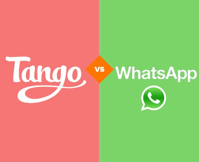 Tango x WhatsApp (Foto: Arte/TechTudo) Tango x WhatsApp (Foto: Arte/TechTudo)
