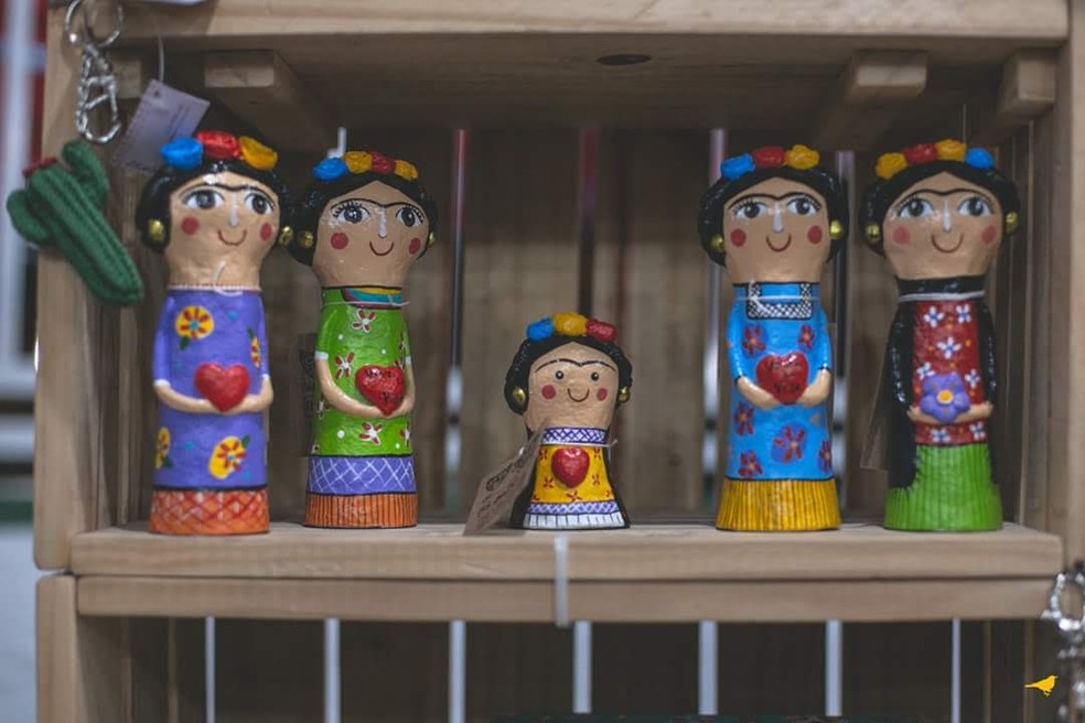 Mostra Frida Kahlo tem venda de produtos inspirados na obra da artista a partir de R$ 5 em Natal â Foto: DivulgaÃ§Ã£o