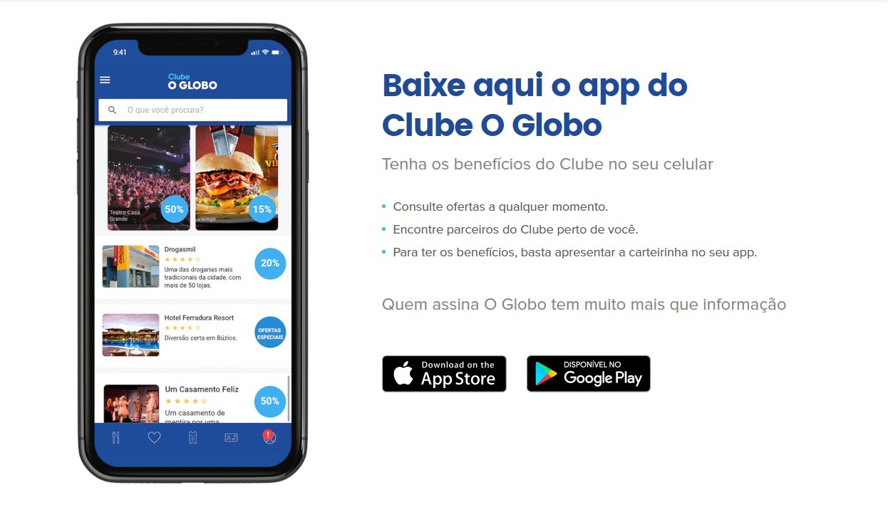 Aproveite os descontos do Clube O GLOBO: saiba como acessar a sua  carteirinha digital