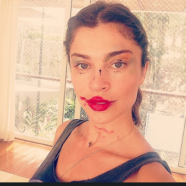 Grazi muito bem maquiada pela Sofia (Foto: Reprodução / Instagram)