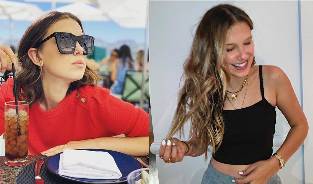 Antes e depois de Millie Bobby Brown (Foto: Reprodução/Instagram)