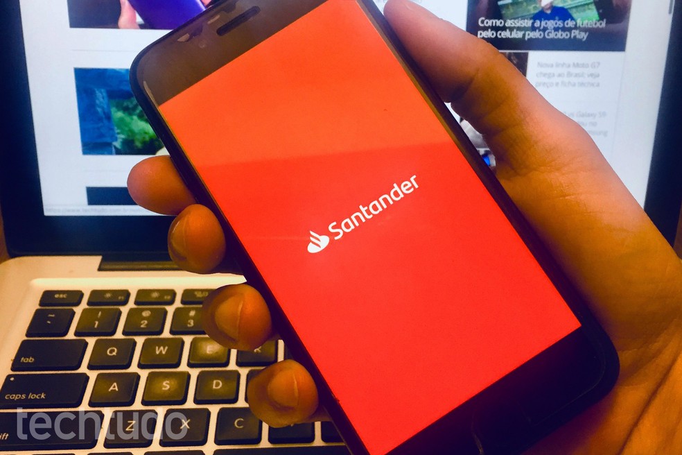 Banco Santander lança promoção Bateu, Ganhou, que deve ser habilitada via app — Foto: Athus Silveira/TechTudo