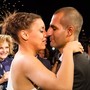 Após buquê em 2011, noivos 
se casam na Rock Street (Luciano Oliveira/G1)