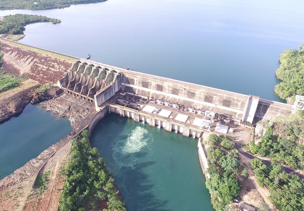 A ENGIE é hoje a maior geradora privada de energia. Na foto, a Usina Hidrelétrica Jaguara, em Rifaina (SP) (Foto: Divulgação)