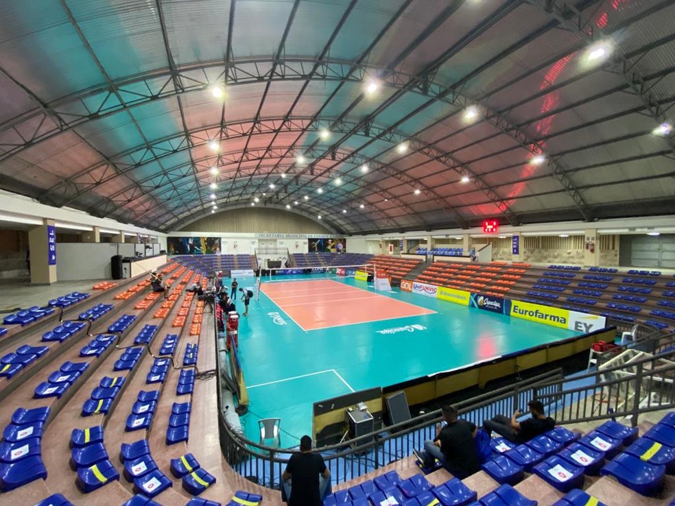 Palácio dos Esportes recebe Natal x Campinas no sábado — Foto: Augusto César Gomes/ge