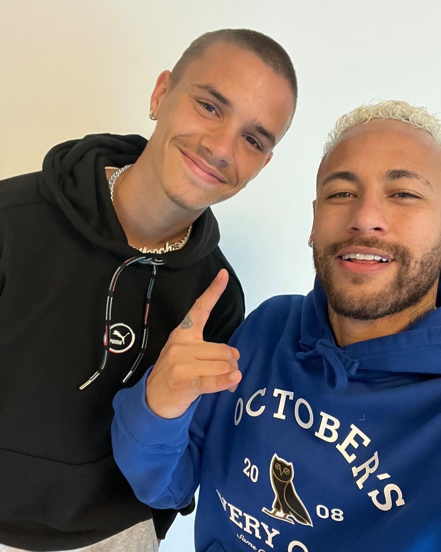Romeo Beckham e Neymar (Foto: Reprodução/ Instagram)