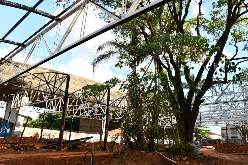 Obras de revitalização do Camelódromo estão em andamento — Foto: Marcos Sanches/Secom