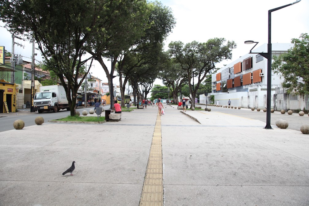 ANTES | SÃO LUÍS (MA) - Praça Deodoro, no centro da capital maranhense. — Foto: Rafaelle Fróes/G1 MA