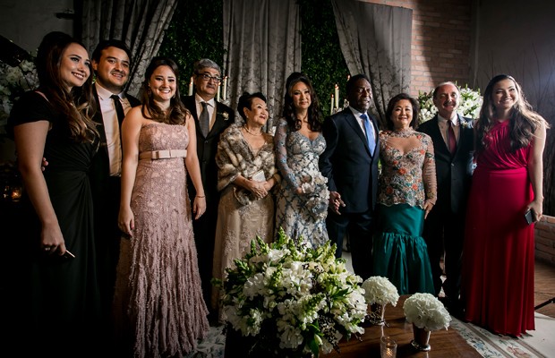 O casamento de Pelé e Márcia Aoki (Foto: Tatiana Aguena/ Divulgação)