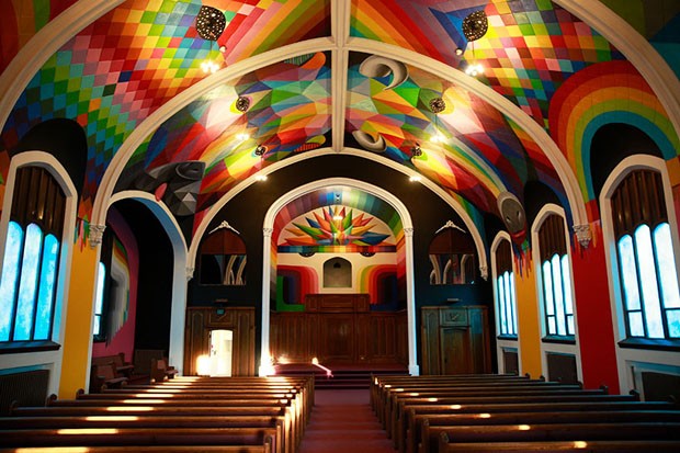 Igreja nos Estados Unidos surpreende com cores e maconha (Foto: Divulgação)
