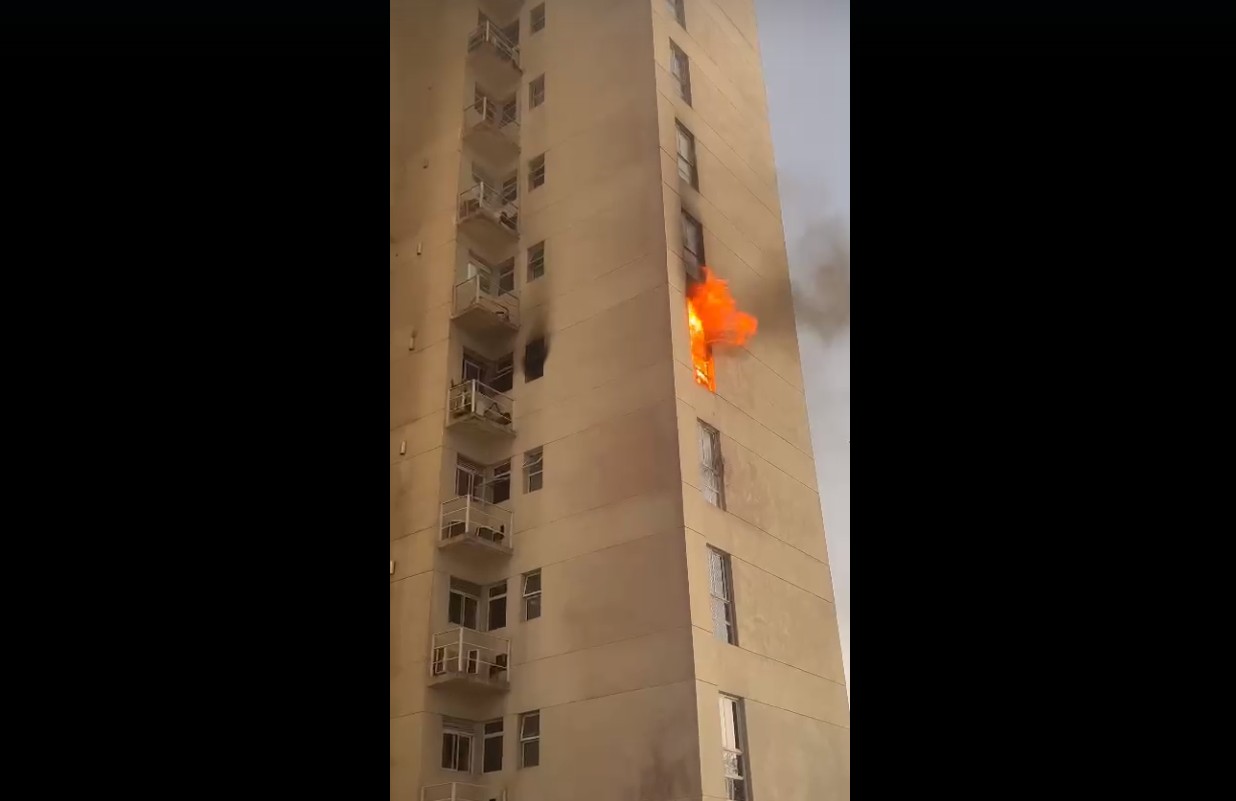 VÍDEO: Incêndio atinge apartamento no Horto Bela Vista, em Salvador