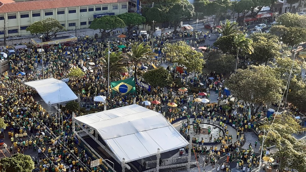 Manifestantes fazem ato a favor de Bolsonaro no 7 de Setembro em Natal | Rio  Grande do Norte | G1