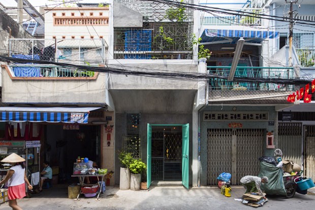 Casa diferente em Saigon (Foto: Quang Tran e Hiroyuki Oki / divu)