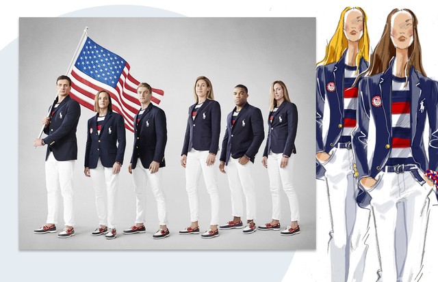 Polo Ralph Lauren cria jaqueta iluminada para Olímpiadas (Foto: Reprodução)