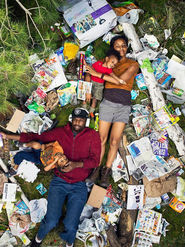 7 dias de lixo (Foto: Gregg Segal / Divulgação)