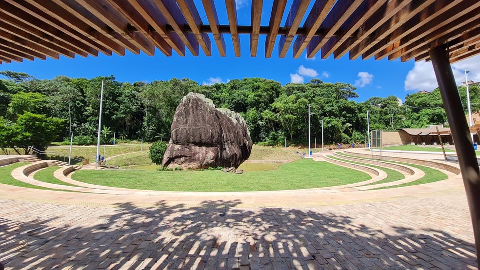 Parque da Pedra do Xangô será inaugurado nesta quarta-feira  — Foto: Ludmila Gavazza