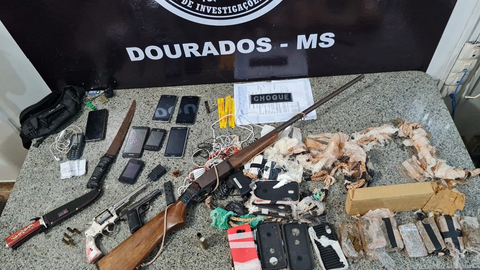 Apreensão dos objetos foi feita pela Polícia Civil em MS — Foto: Polícia Civil/Divulgação