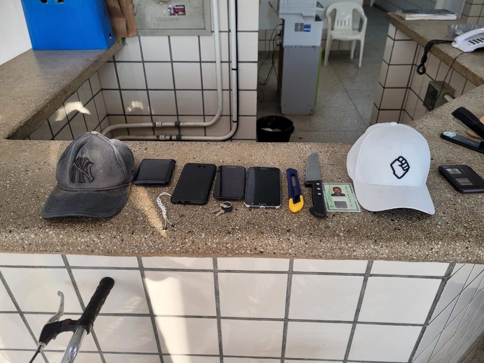 Suspeito de estuprar mulheres após roubá-las em lojas é preso no sul da Bahia — Foto: Polícia Militar