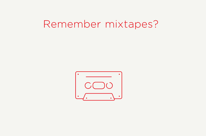 A proposta do Flixtape é ser uma versão moderna e digital dos velhos mixtapes (Foto: Reprodução/Camila Peres)