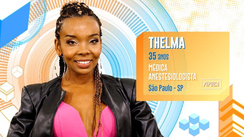 Thelma é participante do BBB20 — Foto: Globo