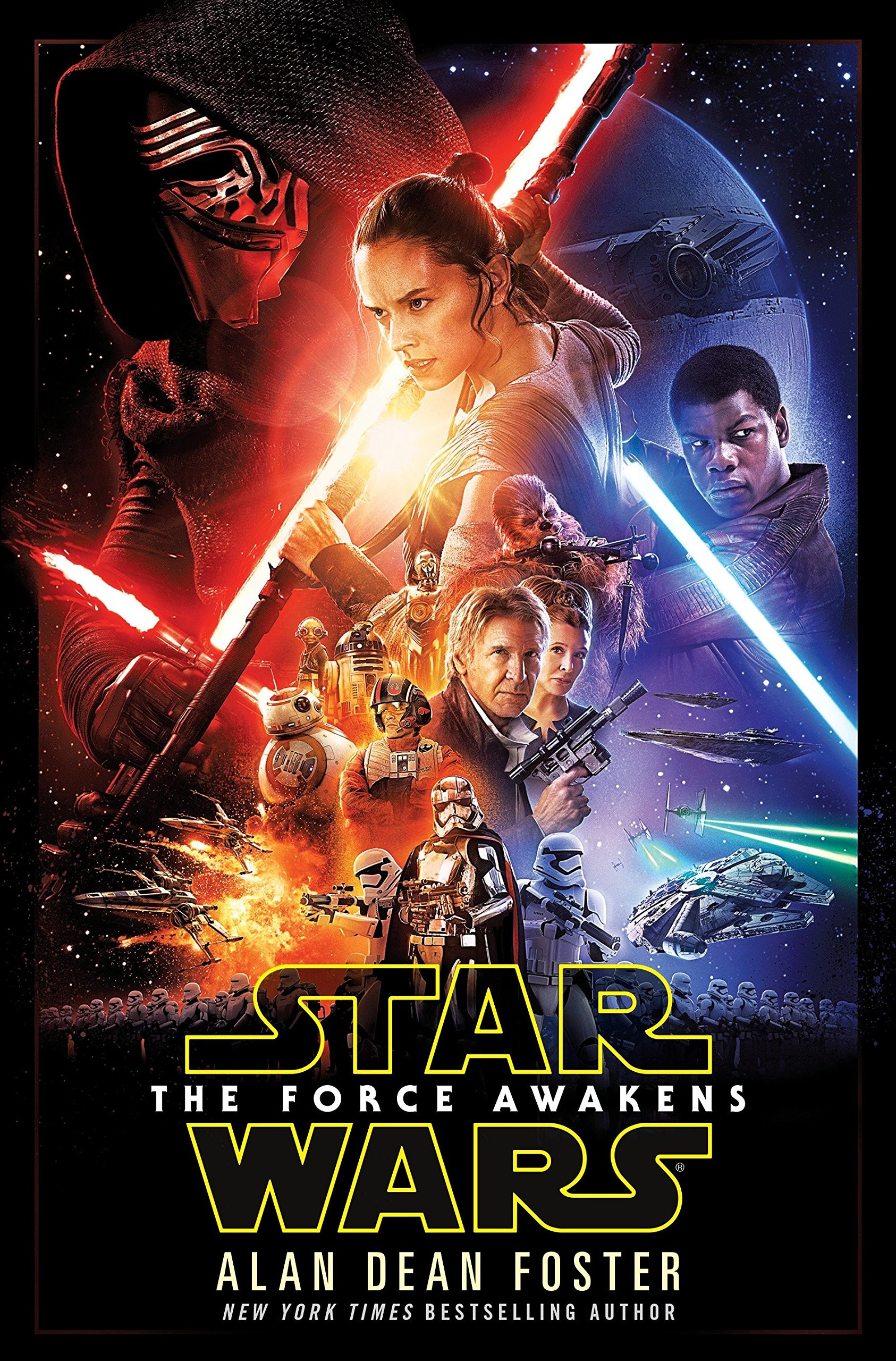 A capa da novelização de Star Wars: Episódio VII - O Despertar da Força (2015), do escritor Alan Dean Foster (Foto: Divulgaç~)