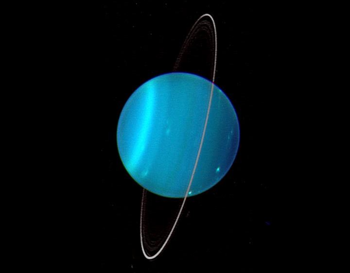 Urano foi atingido por enorme planeta gelado durante sua formação (Foto: NASA)