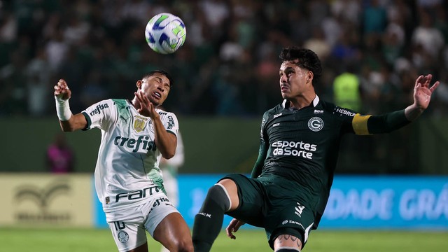 Rony e Lucas Halter em Goiás x Palmeiras