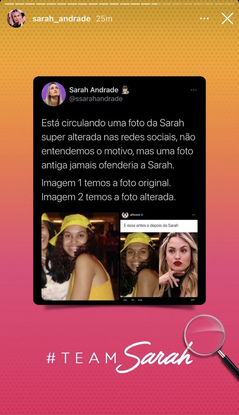 Sarah Andrade (Foto: Reprodução / Instagram)