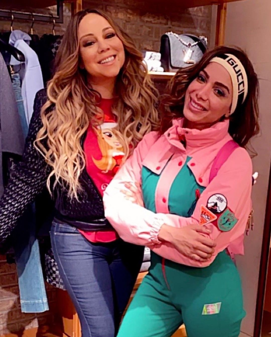 Anitta e Mariah Carey (Foto: Reprodução/Instagram)