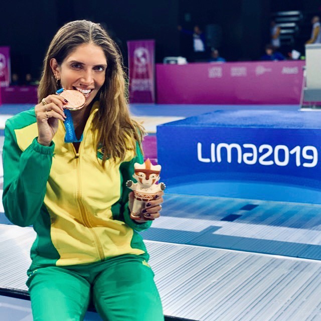Nathalie Moellhausen compete pelo Brasil (Foto: Reprodução/ Instagram)