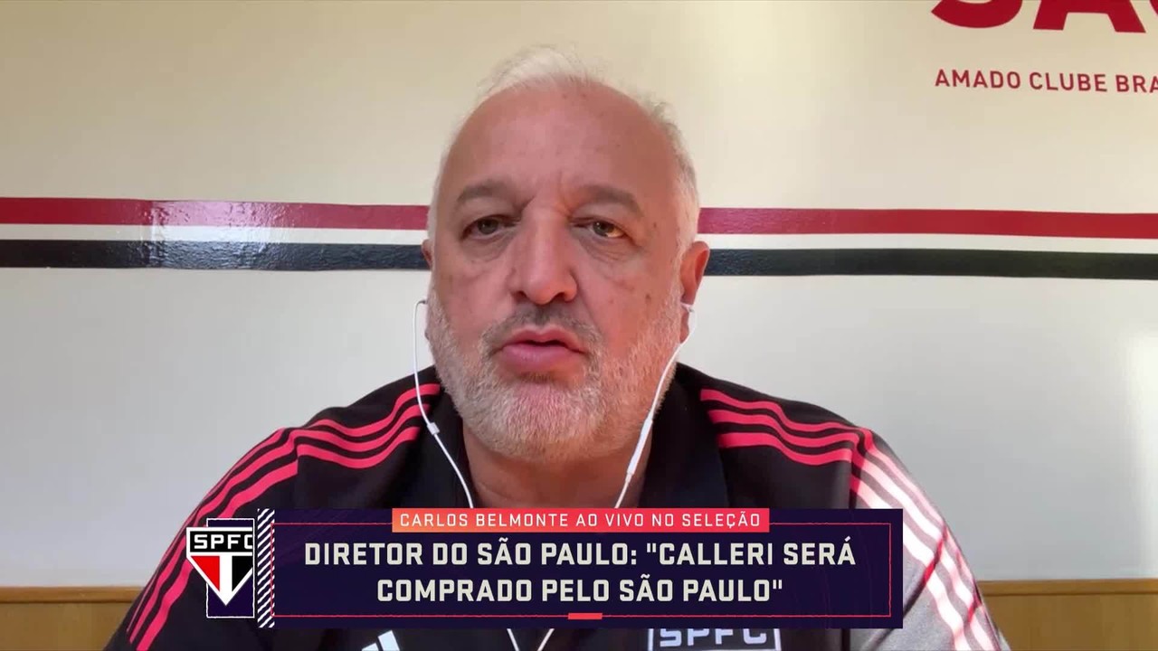 Belmonte fala sobre Calleri, possíveis vendas e reforços no São Paulo