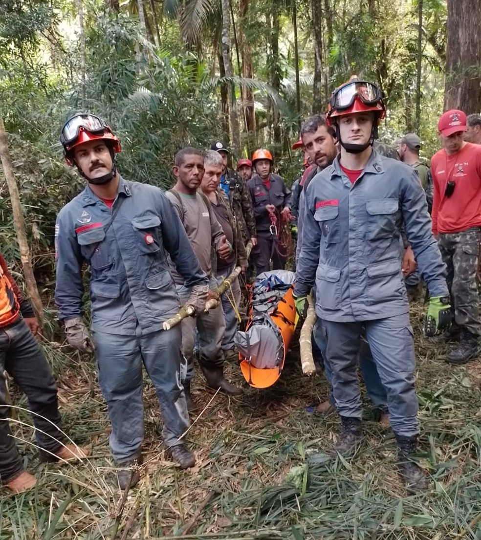 Homem é morto durante caça de javali em Pinda — Foto: Divulgação / Bombeiros 