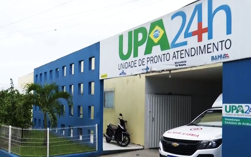 Unidade de Pronto Atendimento (UPA) Monte Cristo, em Itabuna, no sul da Bahia — Foto: Reprodução/TV Santa Cruz