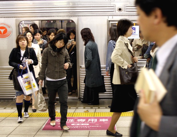 Estação de trem no Japão  (Foto: getty images)