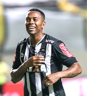 Robinho comemoração Atlético-MG (Foto: Bruno Cantini / CAM) Robinho comemoração Atlético-MG (Foto: Bruno Cantini / CAM)