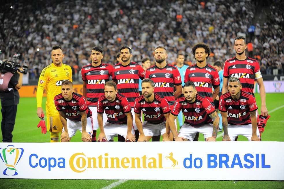 Flamengo jogou com força máxima em quase todos os jogos da temporada — Foto: Marcos Ribolli/GloboEsporte.com 