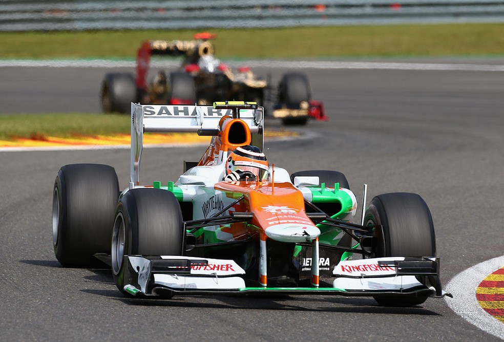 Hülkenberg fez sua estreia na Force India, hoje Racing Point, em 2012 — Foto: Clive Mason/Getty Images