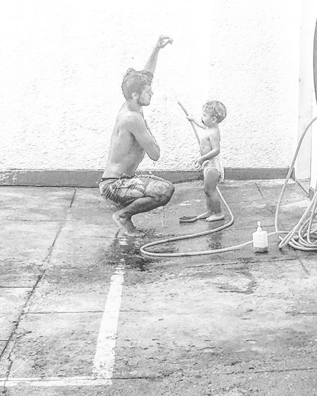 Felipe Simas posta foto com o filho, Joaquim (Foto: Reprodução/Instagram)