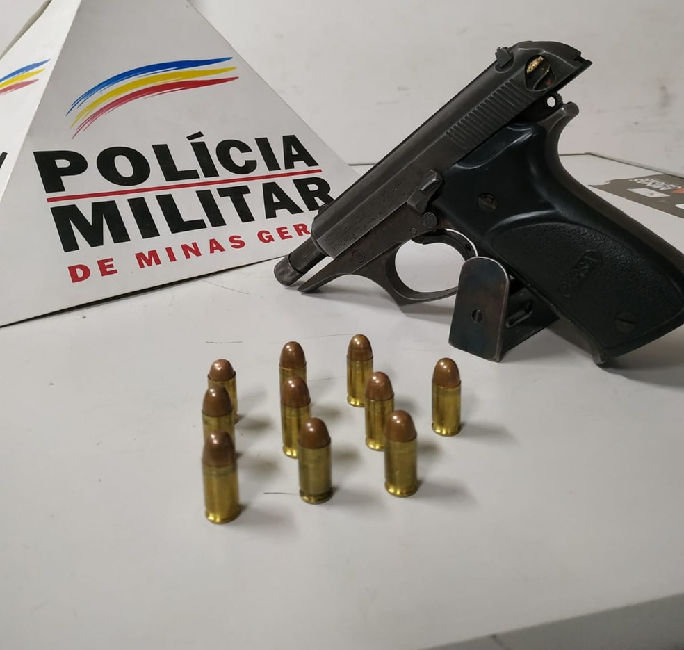 Arma apreendida durante operação Guardião do Cerrado — Foto: Polícia Militar/Divulgação