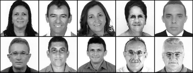 Candidatos a vereador em São Domingos de Pombal (Foto: Reprodução/TSE)