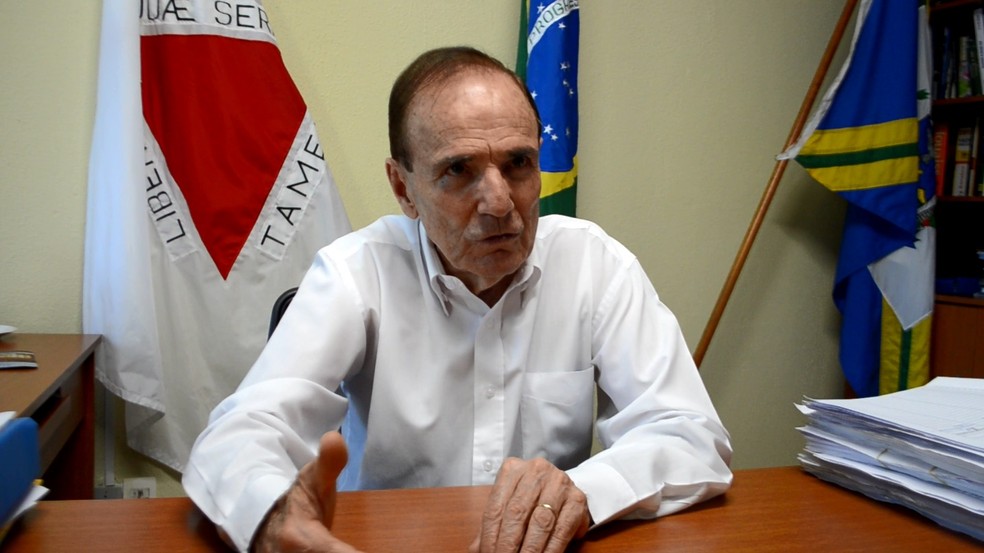Antônio Silva (PTB) renunciou ao cargo de prefeito de Varginha (MG) nesta segunda-feira (6) — Foto: Lucas Soares / G1