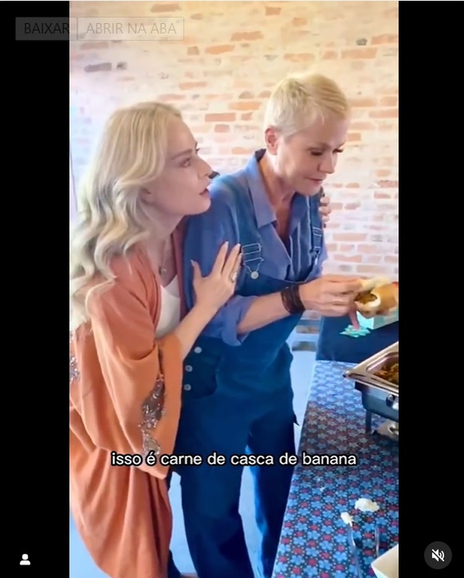Xuxa e Angélica gravam vídeo
