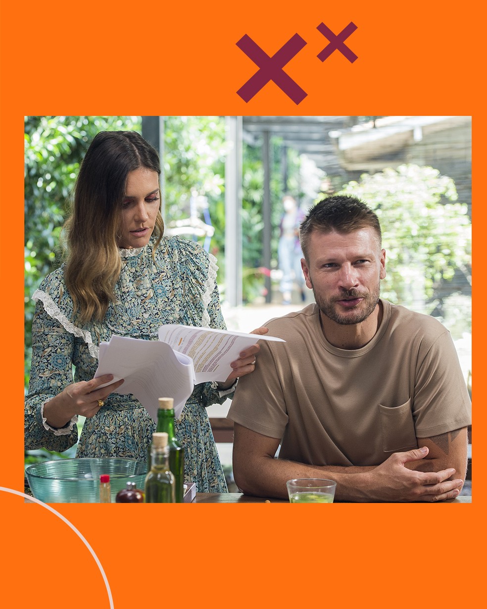 Fernanda Lima e Rodrigo Hilbert lançam o programa 'Bem Juntinhos' no GNT — Foto: Fotos de Bob Paulino/ Arte JuPinna @PraVcArrasar