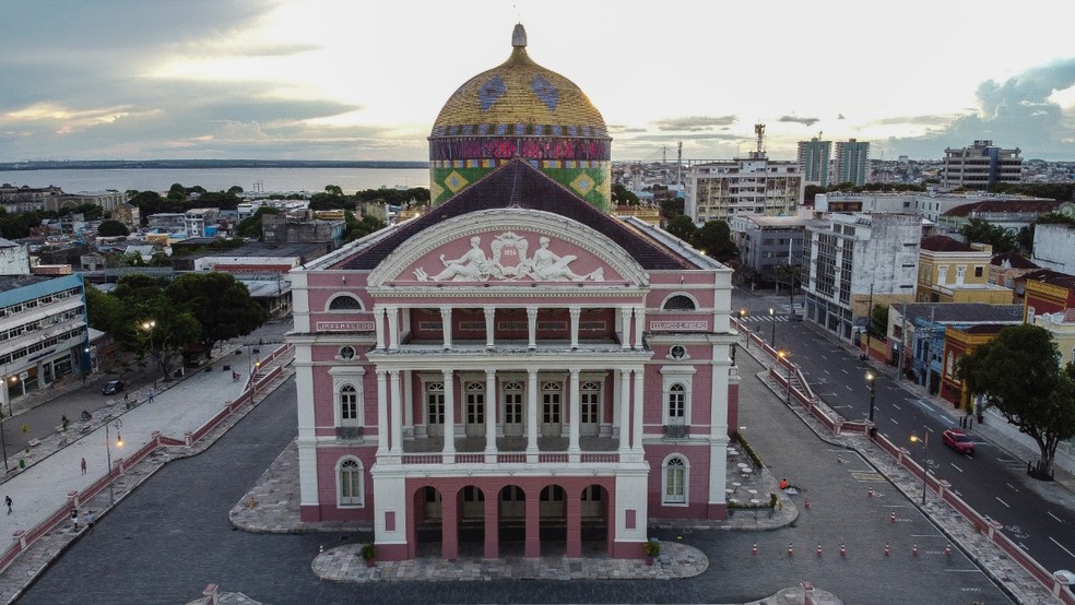 Teatro Amazonas — Foto: Michael Dantas/SEC