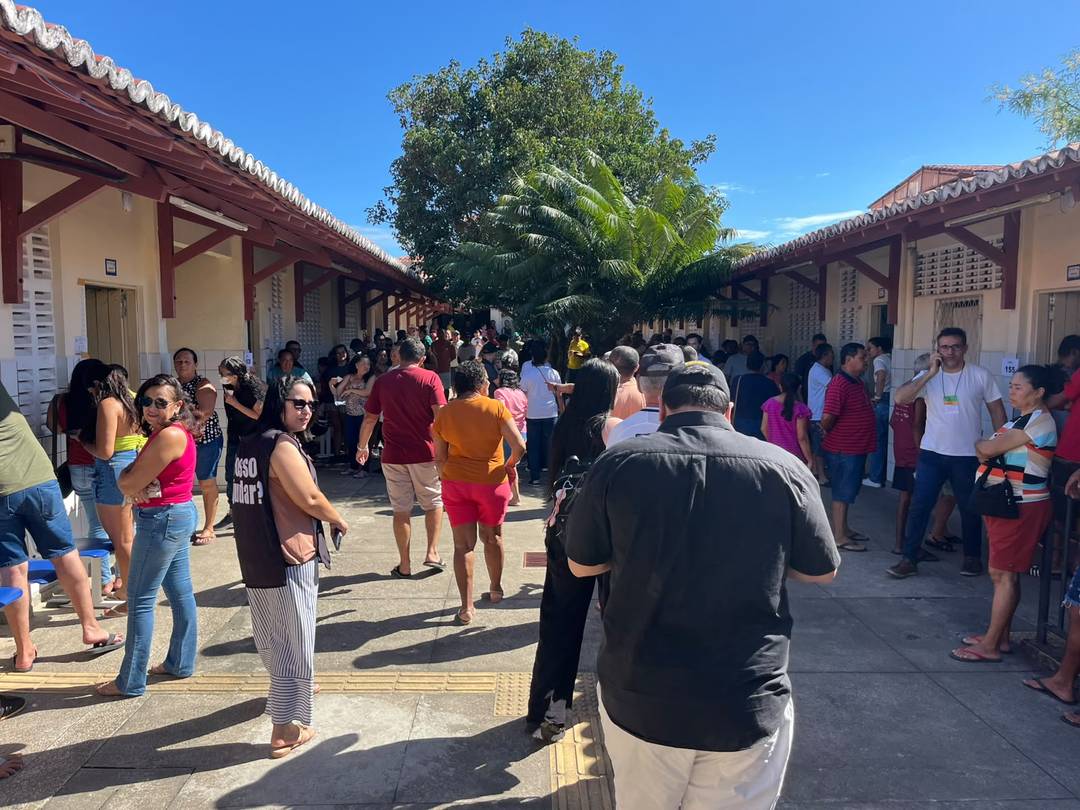 Escola Municipal Professor Ulisses de G&oacute;is, no bairro de Nova descoberta, Zona Sul de Natal
