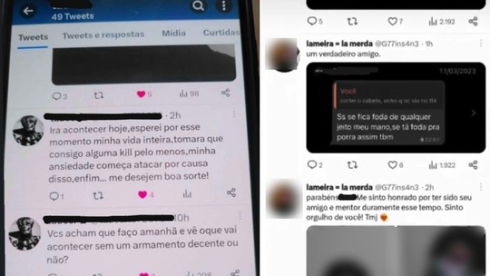 'Irá acontecer hoje': aluno anunciou ataque a escola em rede social; quem interagiu com publicações será investigado, diz polícia de SP