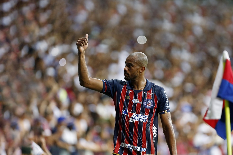 Copete deve vestir a camisa do CRB em 2023 — Foto: Felipe Oliveira / EC Bahia / Divulgação