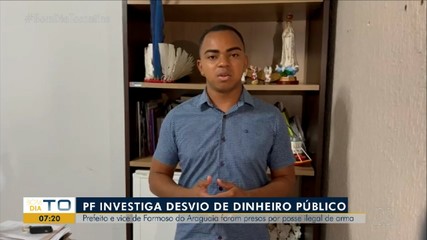 Prefeito e vice de Formoso do Araguaia são presos por posse de arma em operação da PF